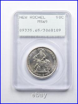 MS65 1938 New Rochelle Commemorative Half Dollar PCGS Rattler 1387