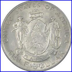 Maine Centennial Commemorative Half Dollar 1920 AU 90% Silver 50c US Coin