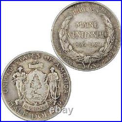Maine Centennial Commemorative Half Dollar 1920 AU About Uncirculated Silver 50c
