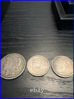 Monroe Doctrine Half Dollar 1923-S, 1921-S Morgan Dollar, Stone Mountain Half Monroe Doctrine Half Dollar 1923-S, 1921-S Morgan Dollar, Stone Mountain Half