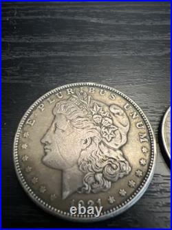 Monroe Doctrine Half Dollar 1923-S, 1921-S Morgan Dollar, Stone Mountain Half Monroe Doctrine Half Dollar 1923-S, 1921-S Morgan Dollar, Stone Mountain Half