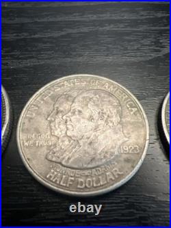 Monroe Doctrine Half Dollar 1923-S, 1921-S Morgan Dollar, Stone Mountain Half Monroe Doctrine Half Dollar 1923-S, 1921-S Morgan Dollar, Stone Mountain Half
