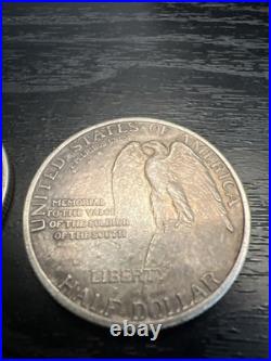 Monroe Doctrine Half Dollar 1923-S, 1921-S Morgan Dollar, Stone Mountain Half Monroe Doctrine Half Dollar 1923-S, 1921-S Morgan Dollar, Stone Mountain Half