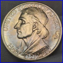 Nicely Toned 1934 Daniel Boone Half Dollar UNC BU 90% Silver Commemorative CHBN1