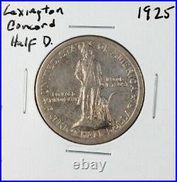 One 1925 Lexington-Concord Sesquicentennial Commemorative Half Dollar Coin
