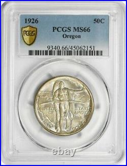 Oregon Commemorative Silver Half Dollar 1926, MS66, PCGS