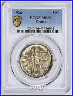 Oregon Commemorative Silver Half Dollar 1926 MS66 PCGS