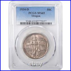 Oregon Trail Commemorative Half Dollar 1934 D MS 65 PCGS SKUI16686