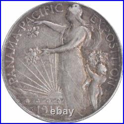 Panama-Pacific Commemorative Silver Half Dollar 1915 VF Uncertified #609