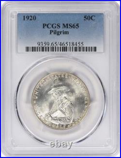 Pilgrim Commemorative Half Dollar 1920 MS65 PCGS