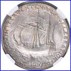 Pilgrim Commemorative Silver Half Dollar 1921 MS67 NGC