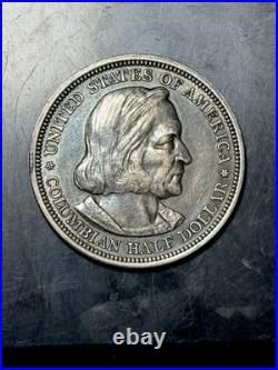 RARE 1892 COLUMBIAN EXPOSITION COMMEMORATIVE HALF DOLLAR 50c TONED UNCIRCULATED