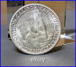 Rare 1935-S San Diego California-Pacific Exposition Half Dollar XF/AU 90% Silver