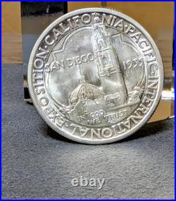 Rare 1935-S San Diego California-Pacific Exposition Half Dollar XF/AU 90% Silver