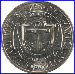 Rhode Island Commemorative Silver Half Dollar 1936-S Choice BU Uncertified #216