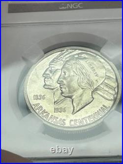 SASA 1936 Arkansas Commemorative Half Dollar NGC AU53 Low Mintage