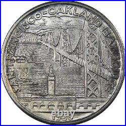 San Francisco Oakland Bay Bridge Commemorative Half Dollar 1936 S BU Silver 50c