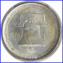 Sesquicentennial Commemorative Silver Half Dollar 1926 MS65 PCGS Toned