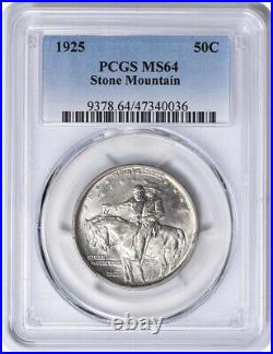 Stone Mountain Commemorative Silver Half Dollar 1925 MS64 PCGS