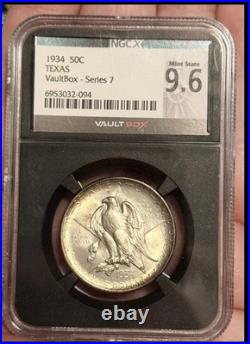 Texas Commemorative Silver Half Dollar 1934 MS66 NGC