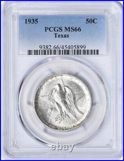 Texas Commemorative Silver Half Dollar 1935 MS66 PCGS