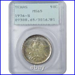 Texas Independence Half Dollar 1936 S MS 65 PCGS Unc SKUCPC9215