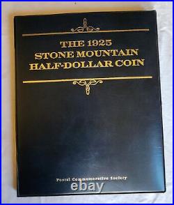 The 1925 Stone Mountain Half-Dollar Coin PCS Postal Commemorative Society Folio