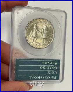 U. S. 1936 Silver Albany Commemorative Half Dollar (PCGS MS 64 CAC) Rattler