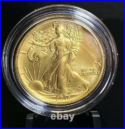 US Mint 2016 Walking Liberty Half Dollar Centennial Gold Coin 1/2 OZT 9999 Pure
