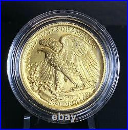 US Mint 2016 Walking Liberty Half Dollar Centennial Gold Coin 1/2 OZT 9999 Pure