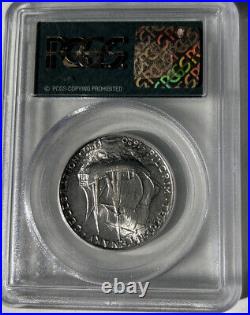 VTG 1920 PCGS MS64 Pilgrim Commemorative Half Dollar-sharp-lusterous-green tag