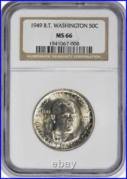 Washington (Booker T.) Commemorative Silver Half Dollar 1949 MS66 NGC