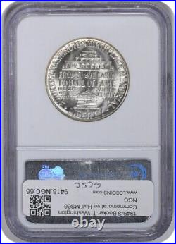 Washington (Booker T.) Commemorative Silver Half Dollar 1949-S MS66 NGC